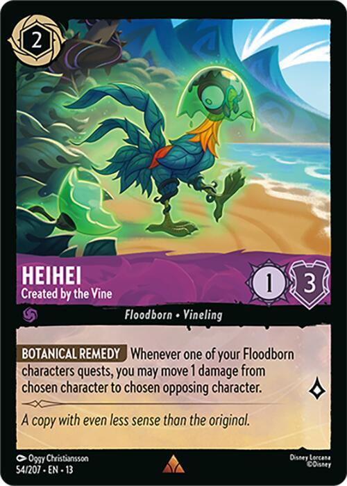 Heihei - Created by the Vine 13 54/207 Rare