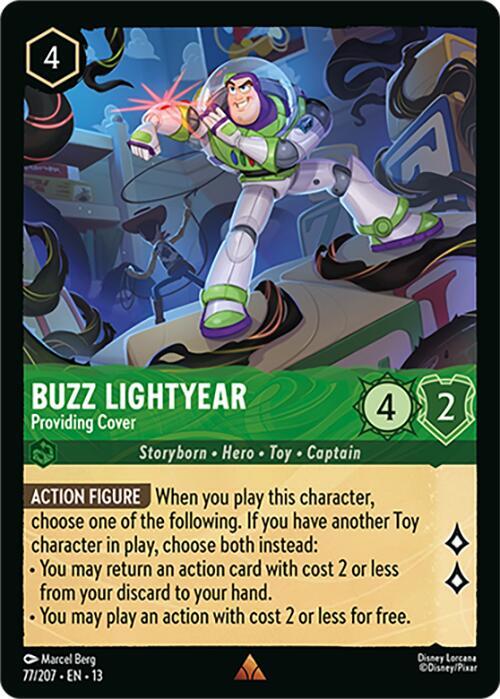 Buzz Lightyear - Providing Cover 13 77/207 Rare