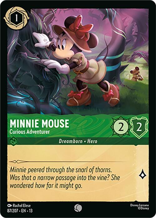 Minnie Mouse - Curious Adventurer 13 87/207 Common
