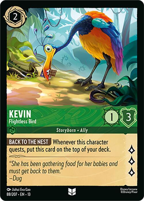 Kevin - Flightless Bird 13 88/207 Uncommon