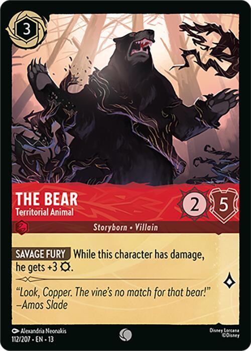 The Bear - Territorial Animal 13 112/207 Common