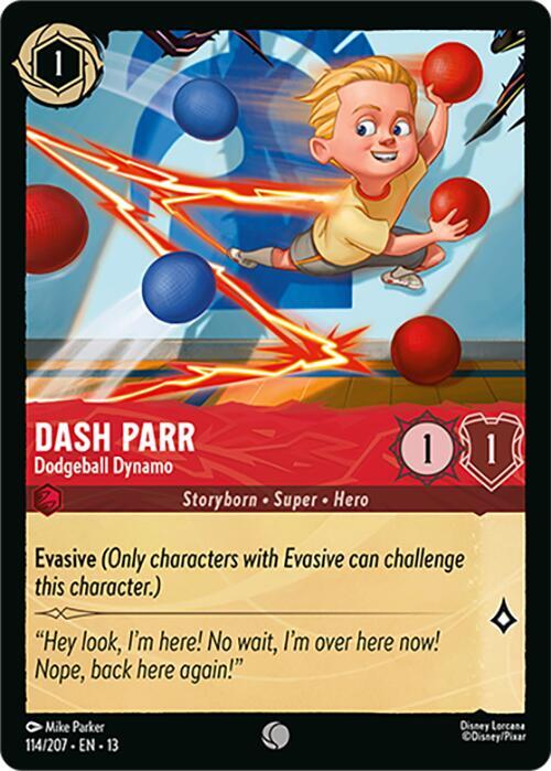 Dash Parr - Dodgeball Dynamo 13 114/207 Common