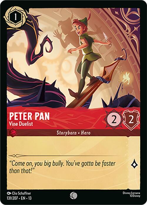 Peter Pan - Vine Duelist 13 131/207 Common