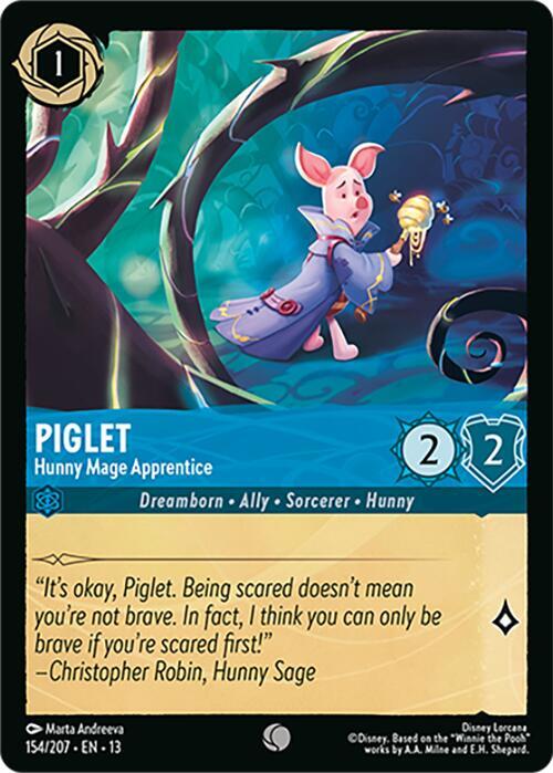 Piglet - Hunny Mage Apprentice 13 154/207 Common