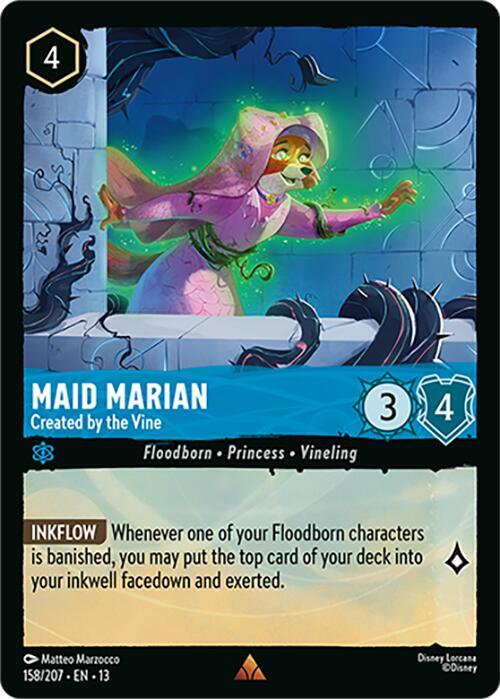 Maid Marian - Created by the Vine 13 158/207 Rare