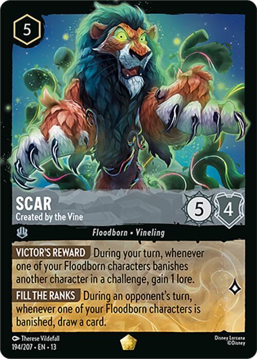 Scar - Created by the Vine 13 194/207 Legendary