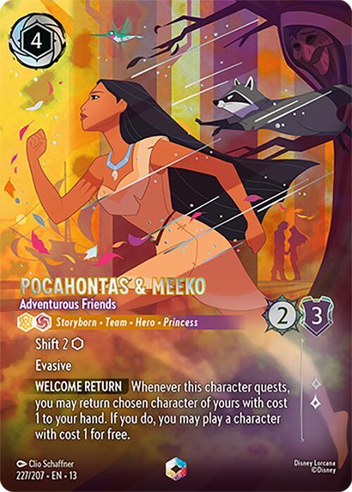 Pocahontas & Meeko - Adventurous Friends (Enchanted) 13 227/207 Enchanted