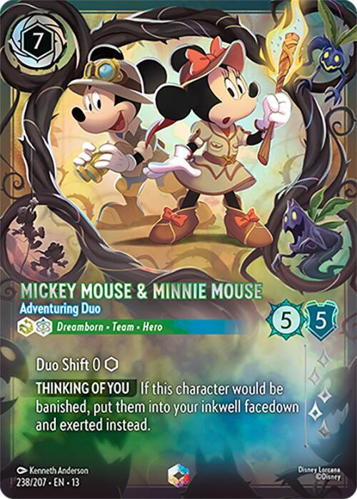 Mickey Mouse & Minnie Mouse - Adventuring Duo (Enchanted) 13 238/207 Enchanted