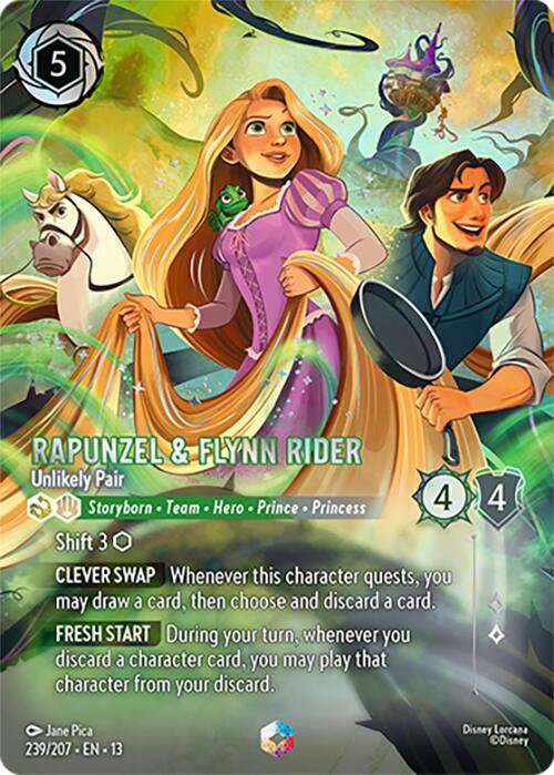 Rapunzel & Flynn Rider - Unlikely Pair (Enchanted) 13 239/207 Enchanted