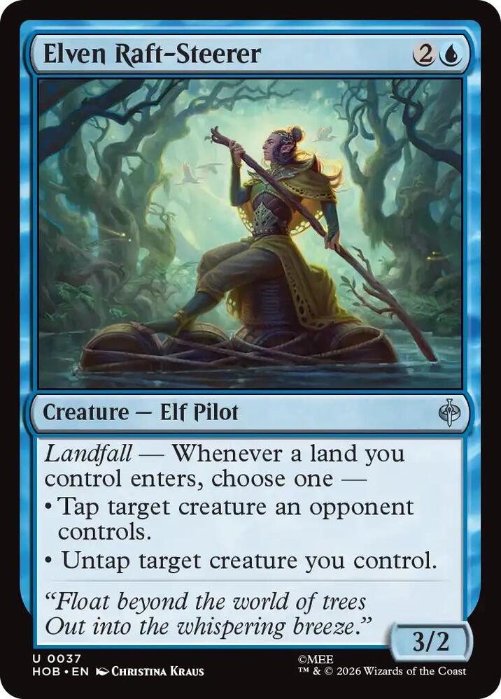 Elven Raft-Steerer HOB 37 U