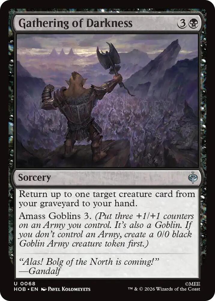 Gathering of Darkness HOB 68 U