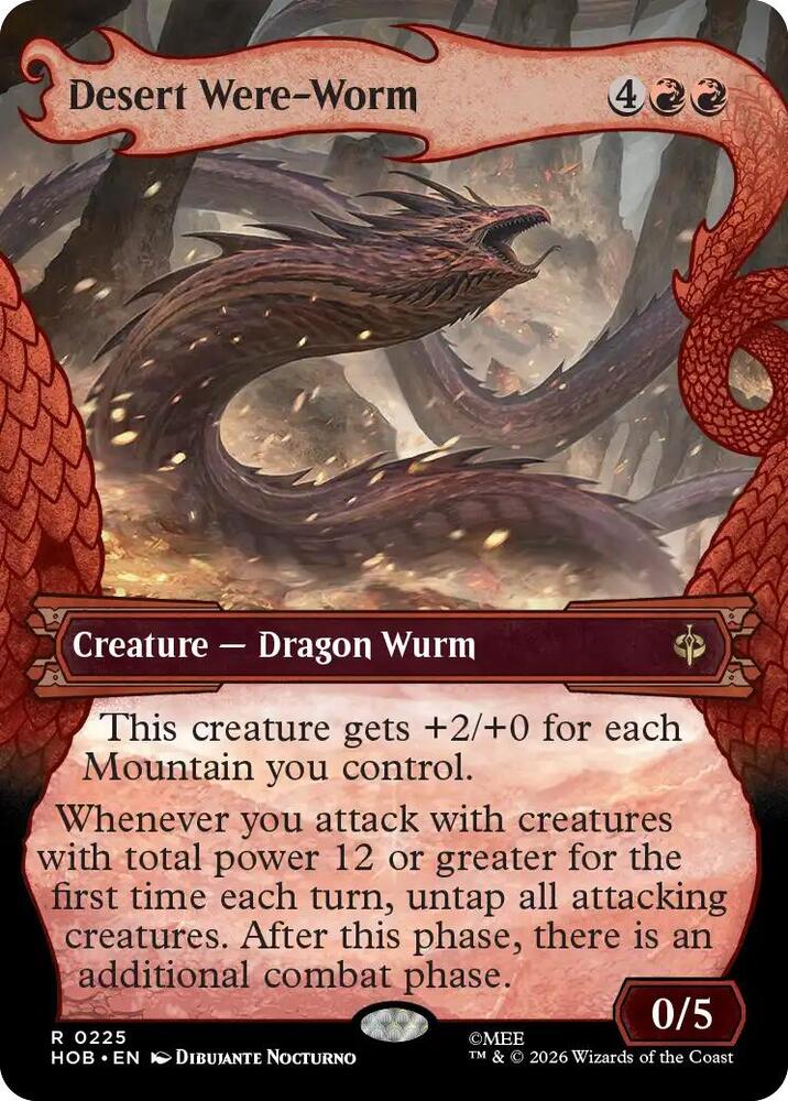 Desert Were-Worm (Showcase) HOB 225 R