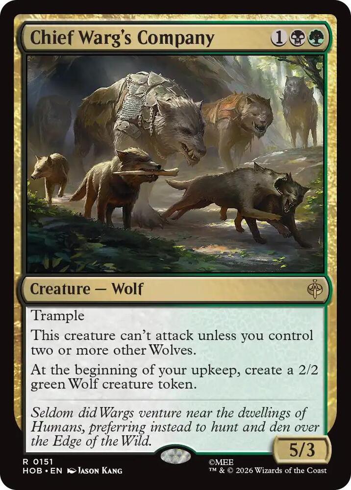 Chief Warg's Company HOB 151 R