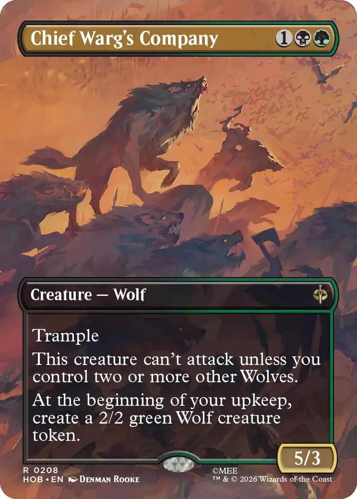Chief Warg's Company (Borderless) HOB 208 R