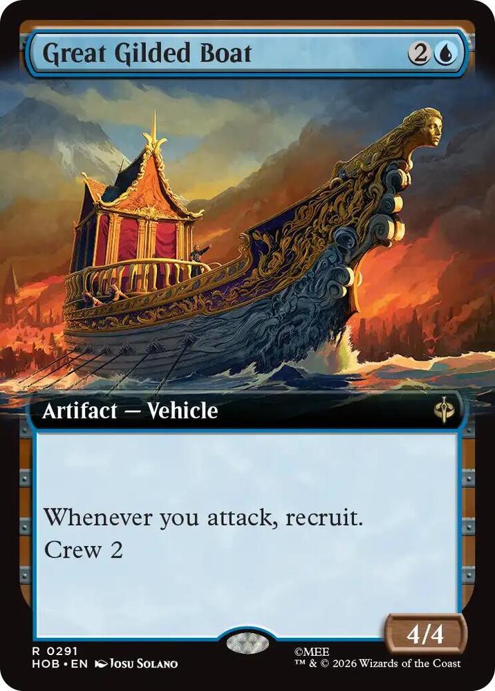 Great Gilded Boat (Extended Art) HOB 291 R