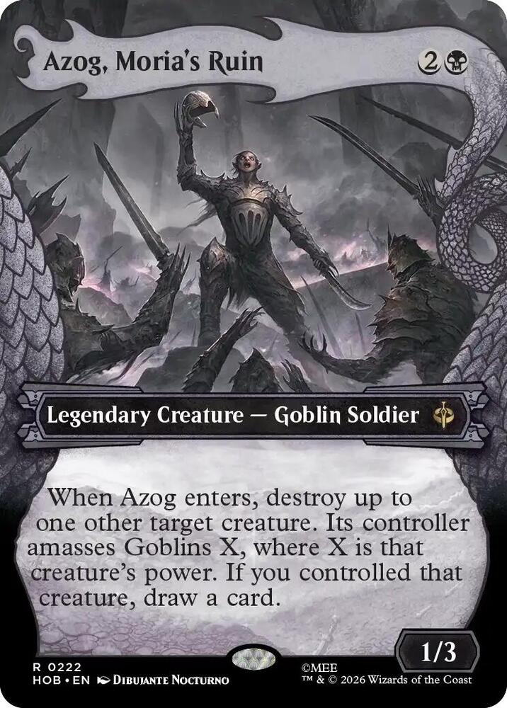 Azog, Moria's Ruin (Showcase) HOB 222 R