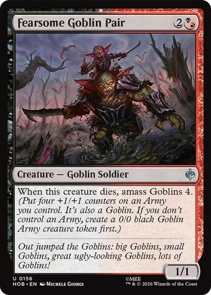 Fearsome Goblin Pair HOB 156 U