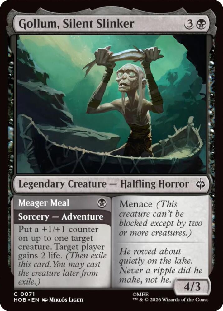 Gollum, Silent Slinker HOB 71 C