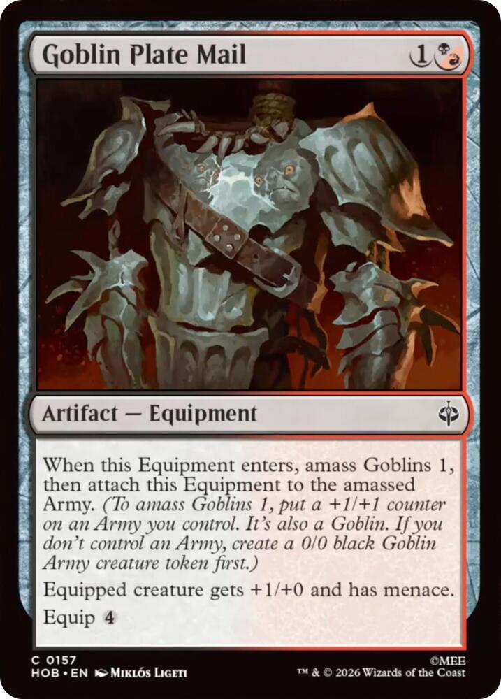 Goblin Plate Mail HOB 157 C