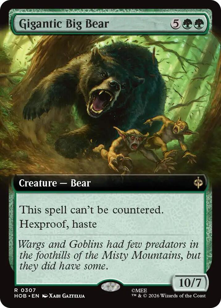 Gigantic Big Bear (Extended Art) HOB 307 R