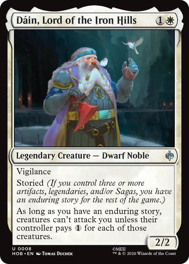 Dain, Lord of the Iron Hills HOB 8 U