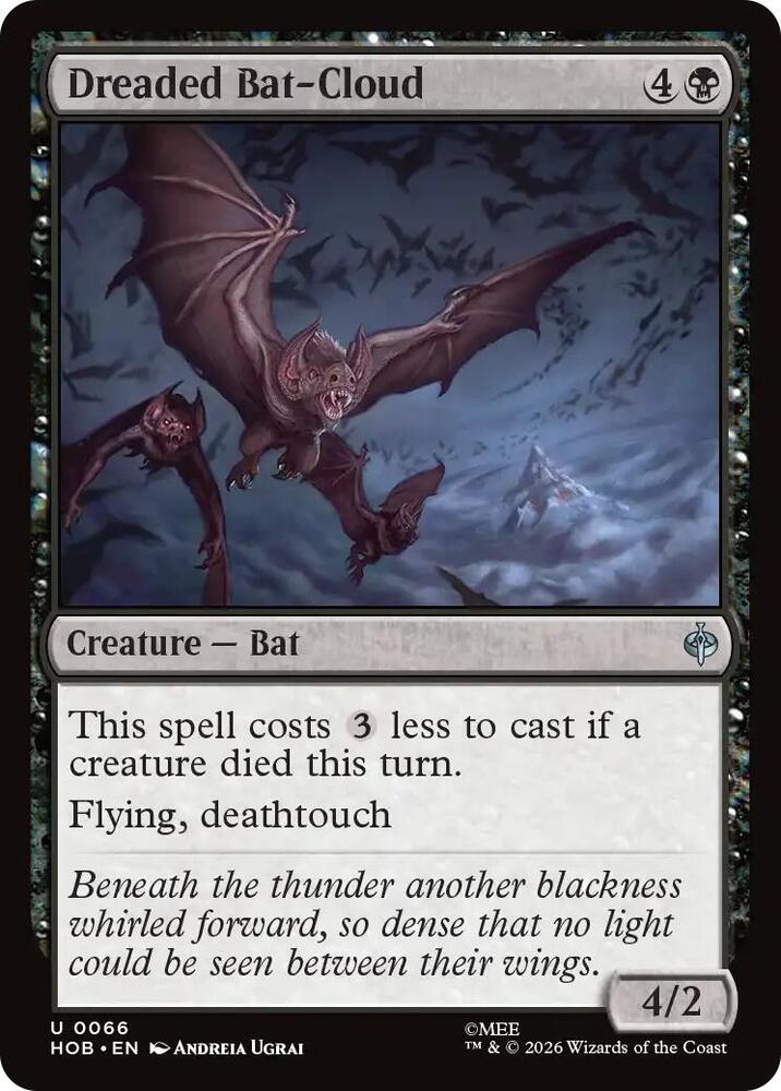 Dreaded Bat-Cloud HOB 66 U