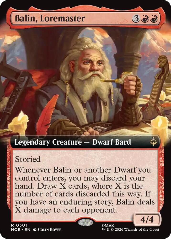Balin, Loremaster (Extended Art) HOB 301 R