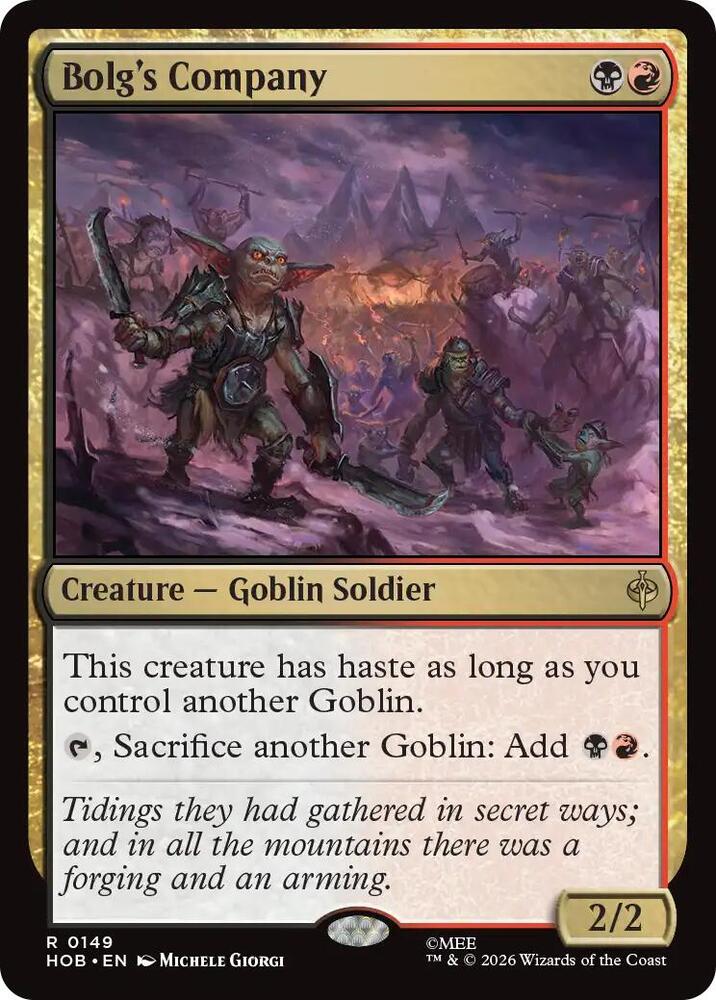 Bolg's Company HOB 149 R
