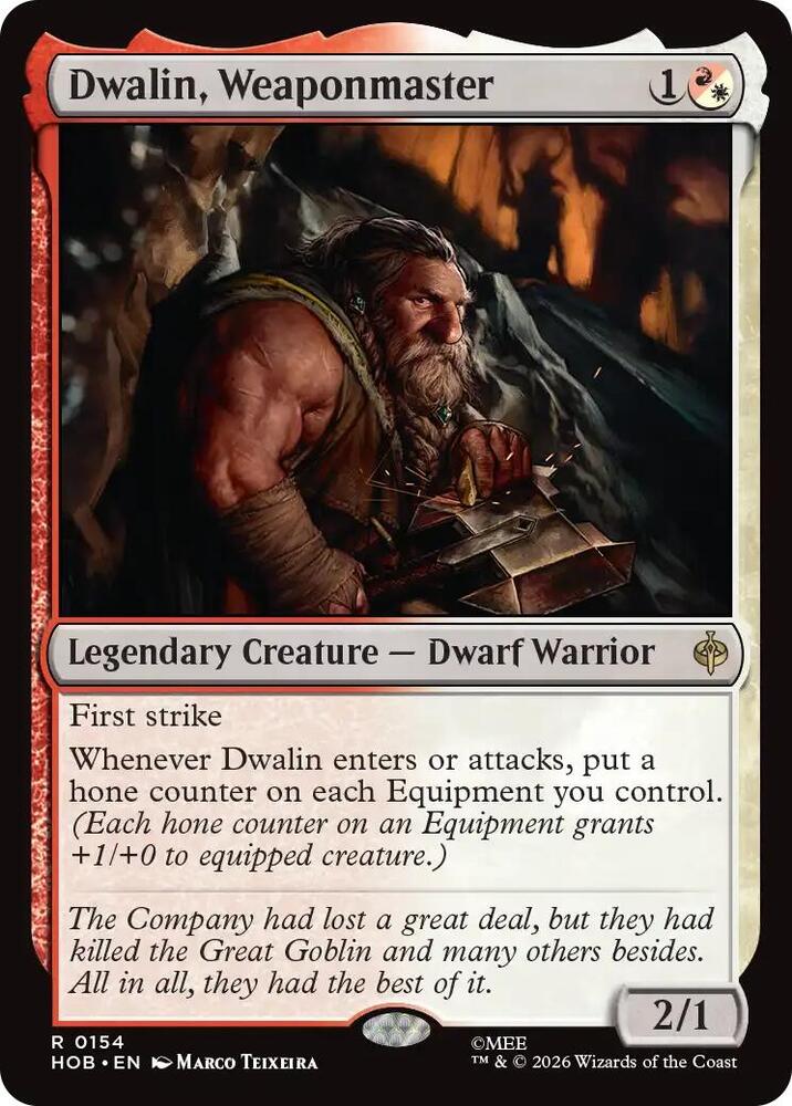 Dwalin, Weaponmaster HOB 154 R