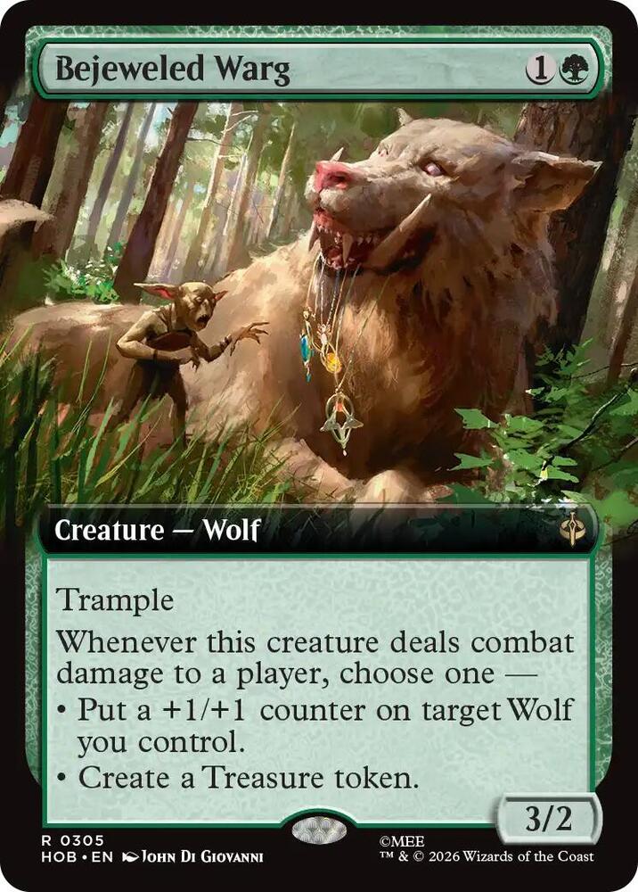Bejeweled Warg (Extended Art) HOB 305 R