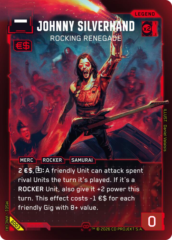 Johnny Silverhand - Rocking Renegade (Secret) B003 Secret