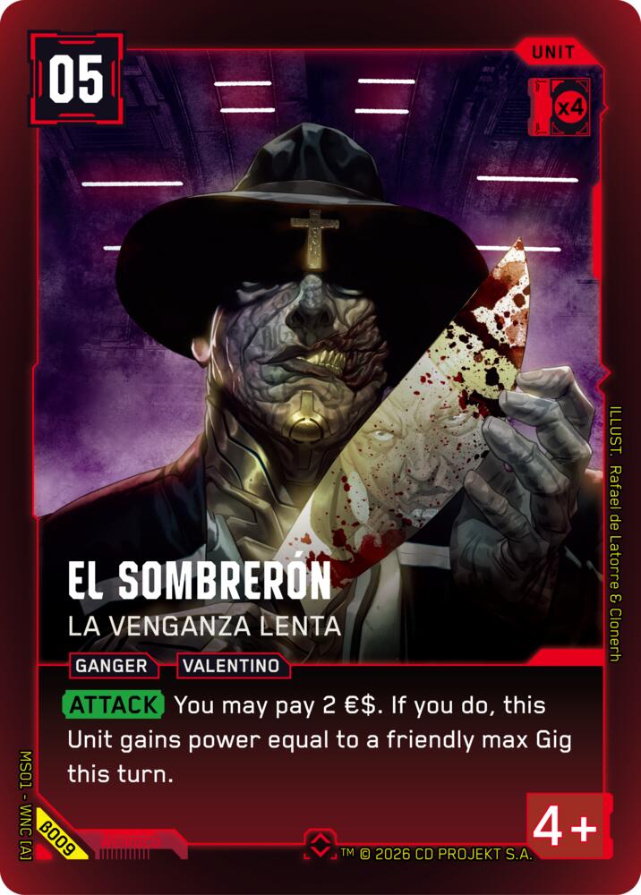 El Sombreron - La Venganza Lenta B009 Rare