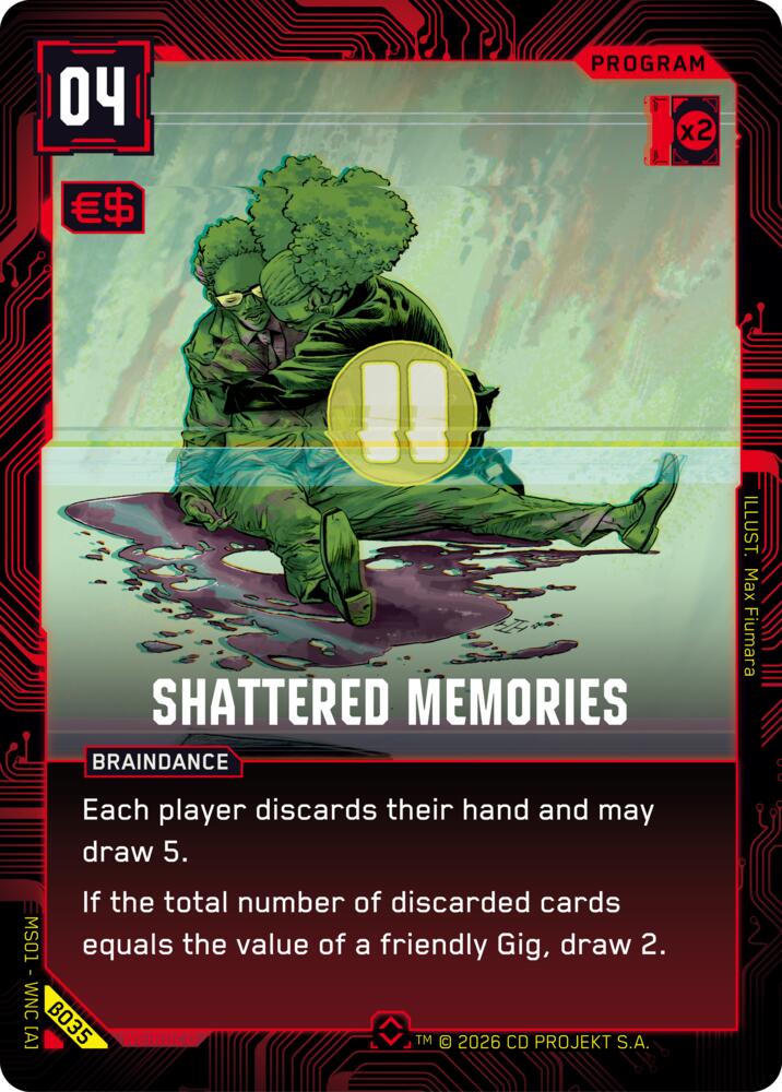 Shattered Memories B035 Rare