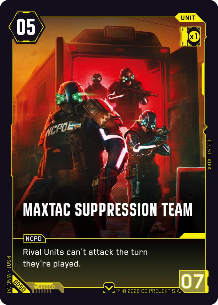 MaxTac Suppression Team B050 Common