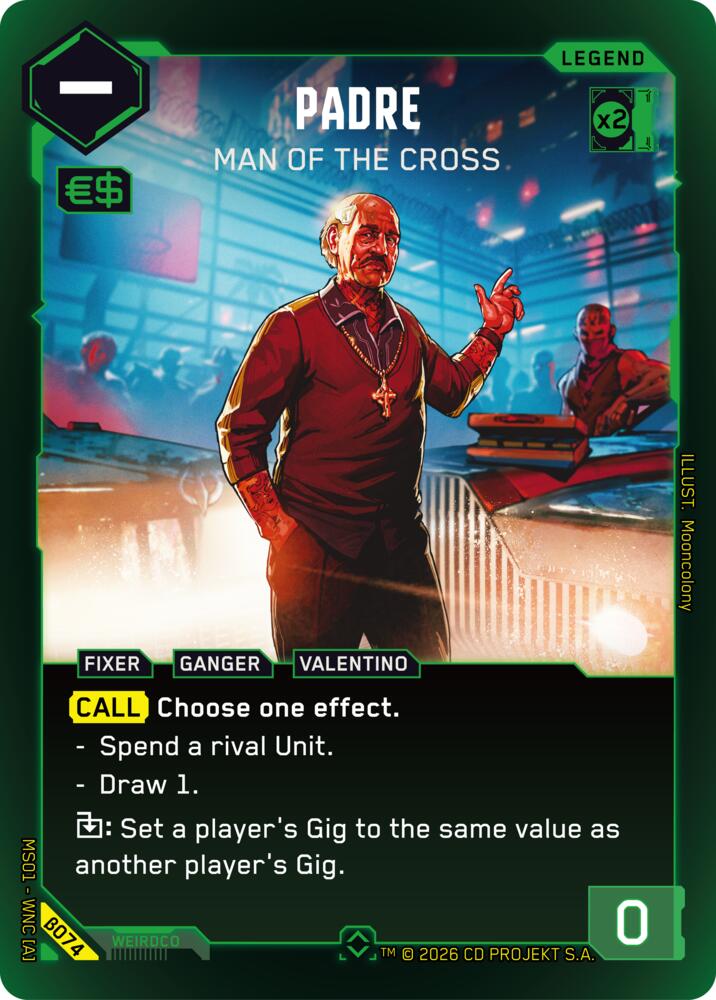 Padre - Man of the Cross (Rare) B074 Rare