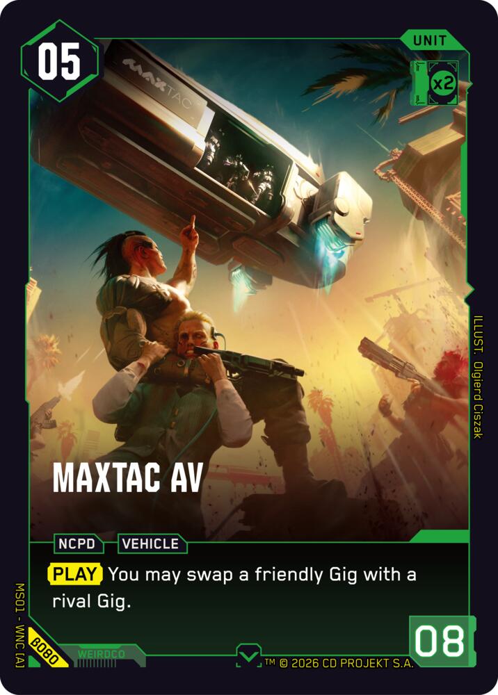 MaxTac AV B080 Common