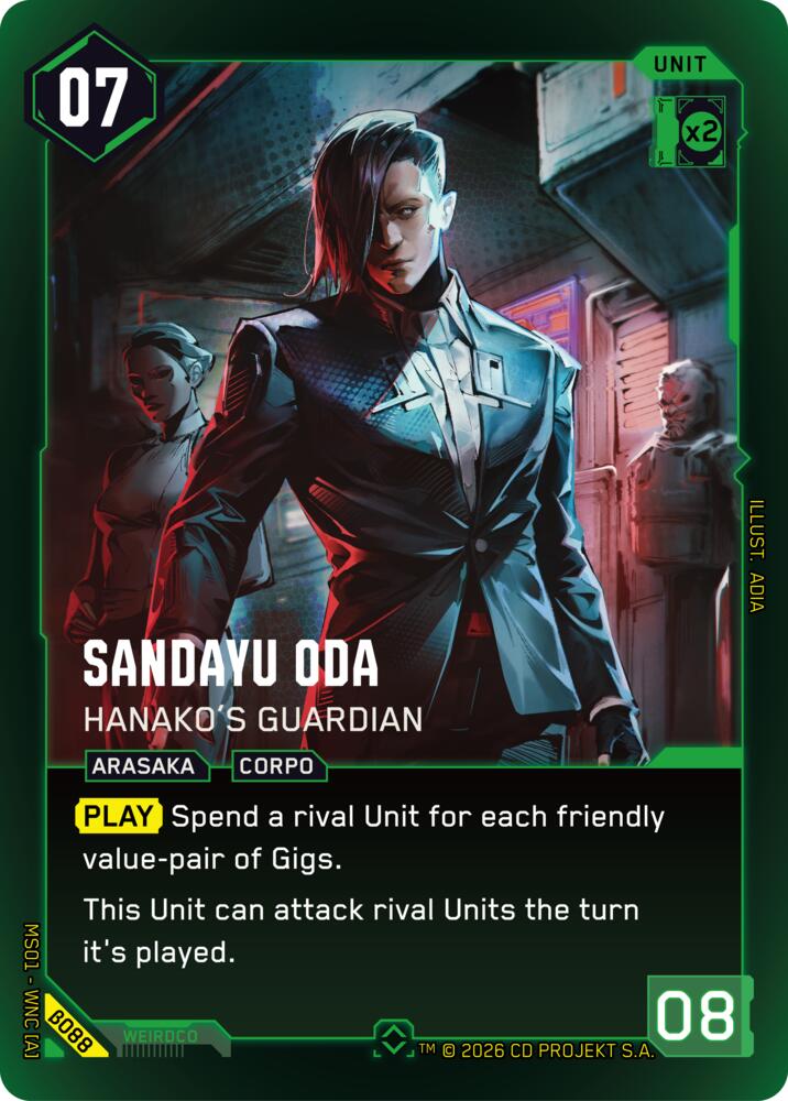 Sandayu Oda - Hanako's Guardian (Rare) B088 Rare