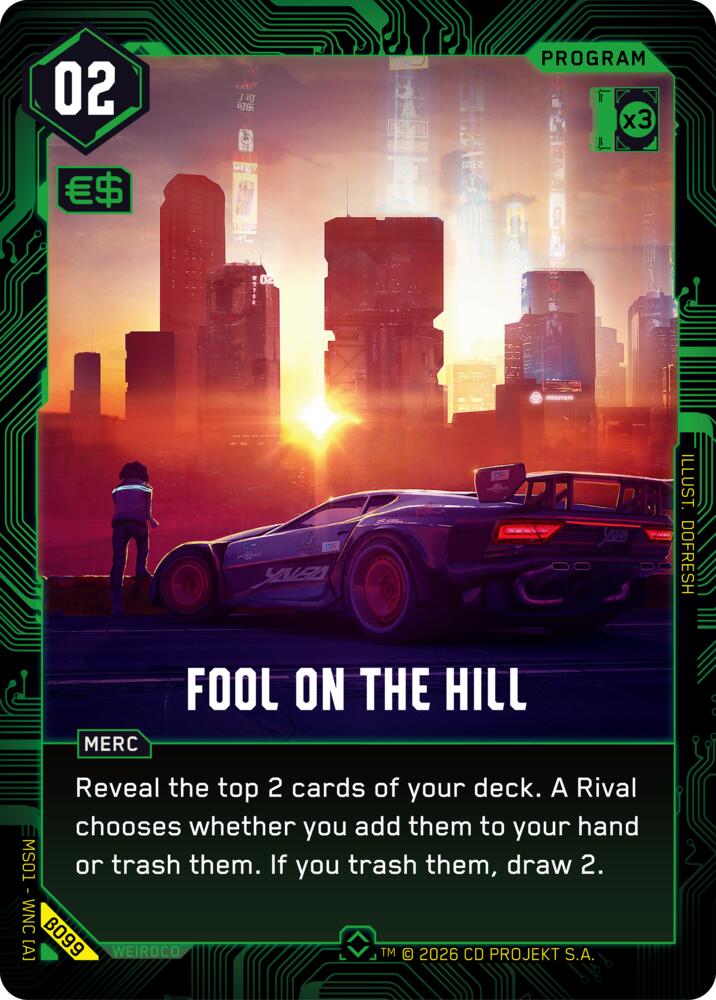 Fool on the Hill B099 Rare