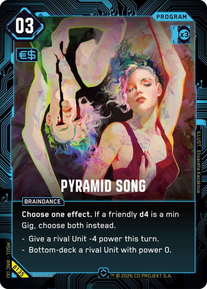 Pyramid Song B135 Rare