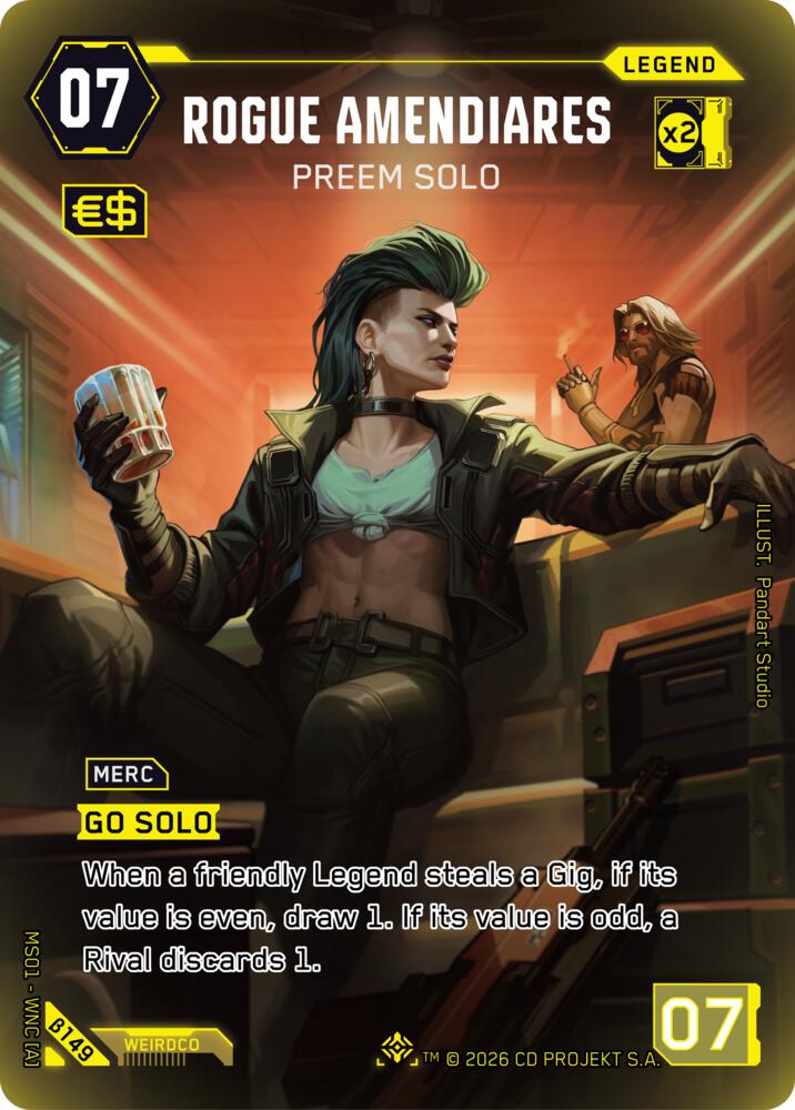 Rogue Amendiares - Preem Solo (ILegend) B149 Iconic Legend