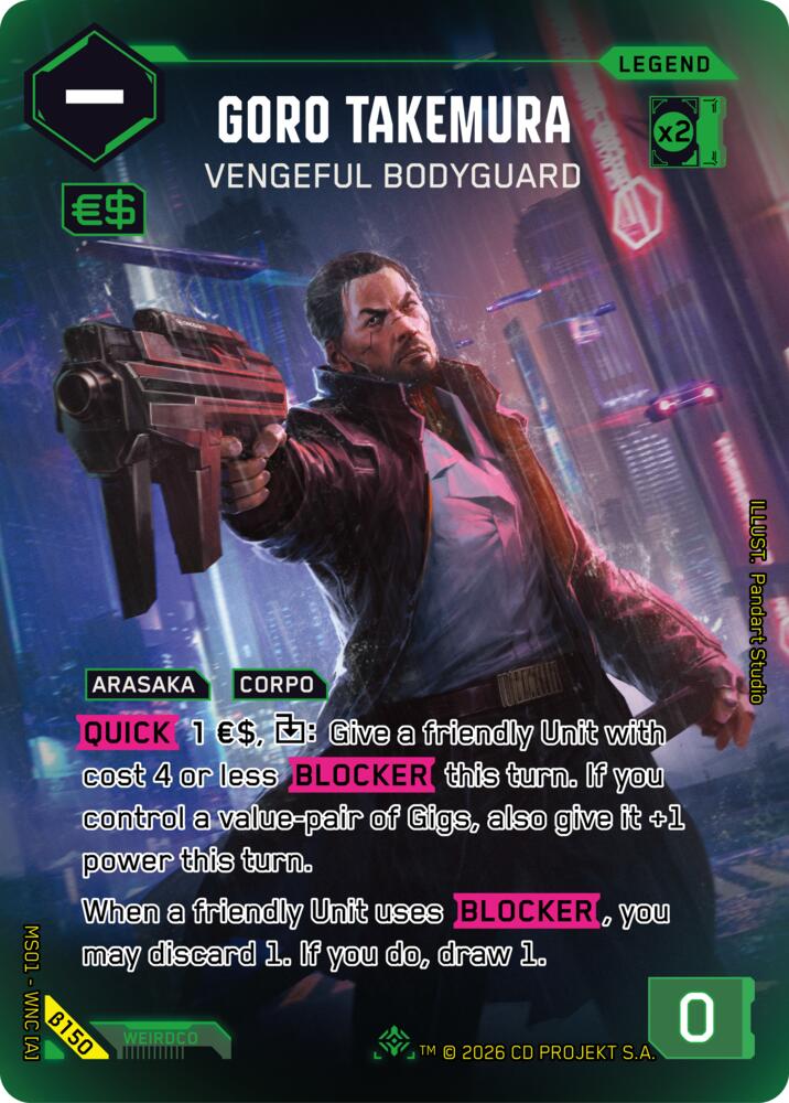 Goro Takemura - Vengeful Bodyguard (ILegend) B150 Iconic Legend