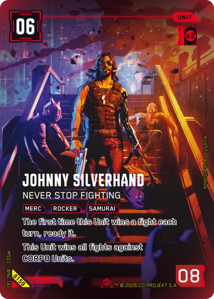 Johnny Silverhand - Never Stop Fighting (IO) B159 Iconic Other