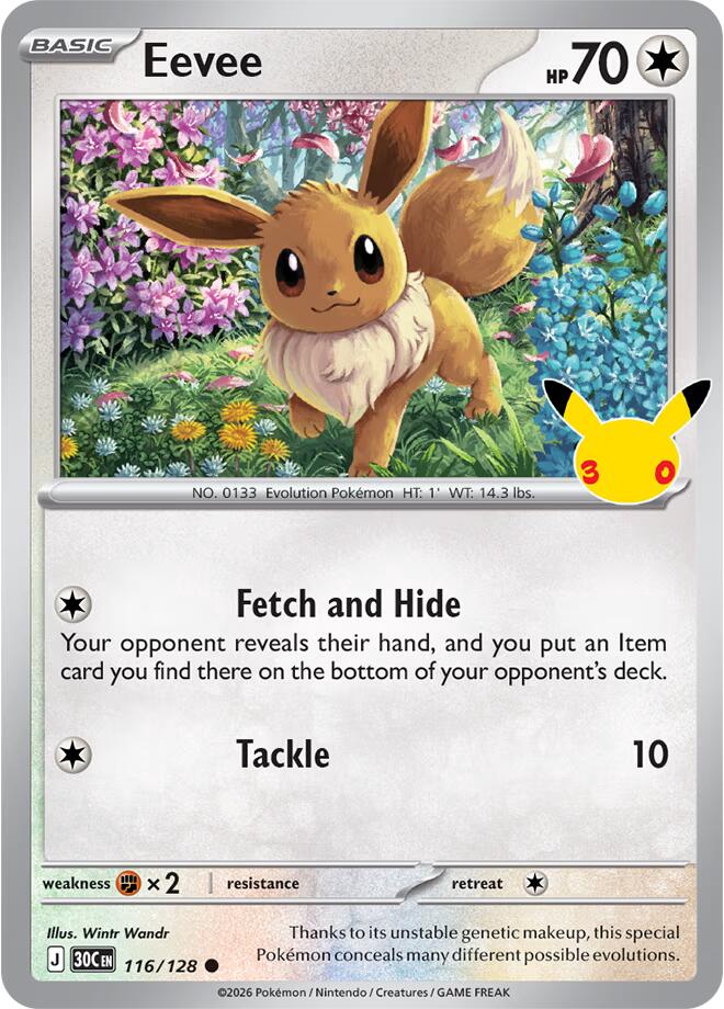Eevee 30C 116/128 Common