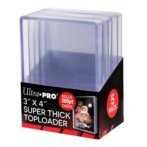 Ultra Pro: 3" x 4" Super Thick 360PT Toploaders