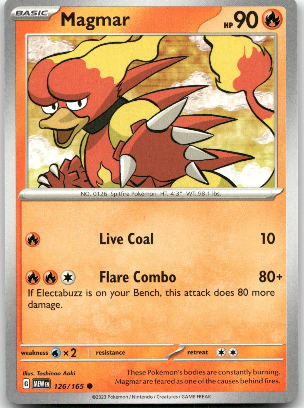 Magmar MEW 126/165 Common