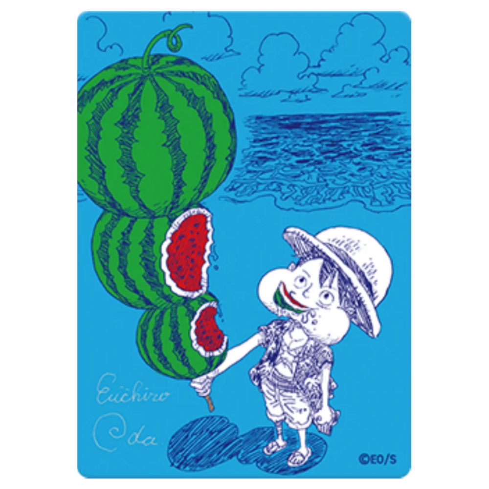 One Piece Luffy Watermelon Metakira Card Natsucomi 2026 (NOT OFFICIAL CARD)