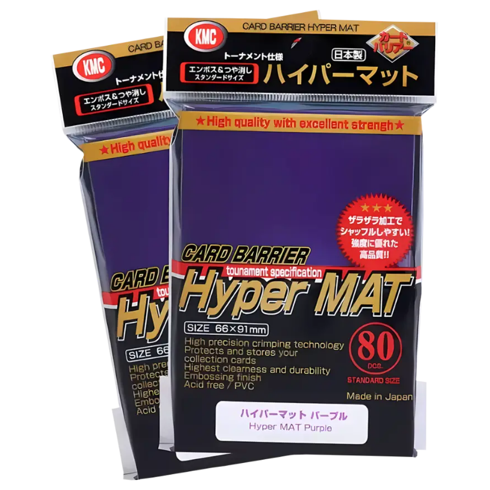 KMC: Hyper Matte Purple Standard Sleeves