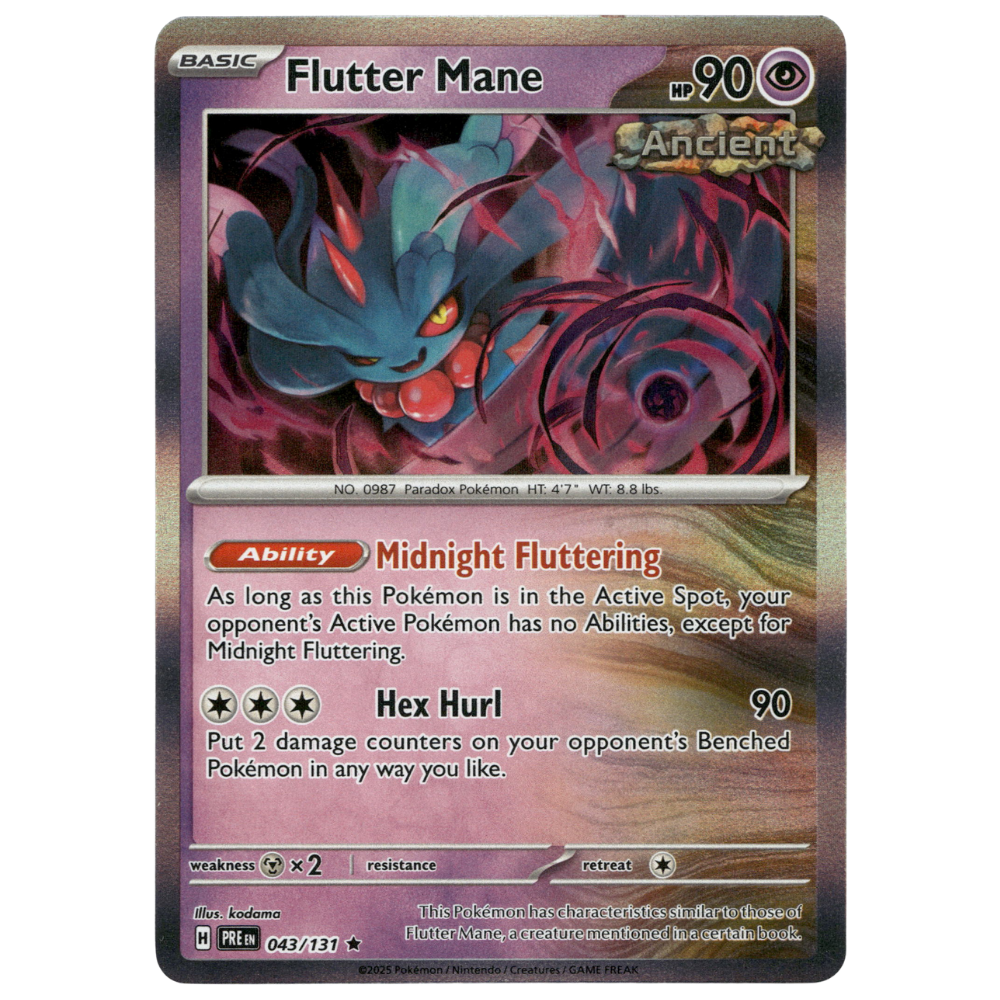Flutter Mane PRE 043/131 Rare Holo