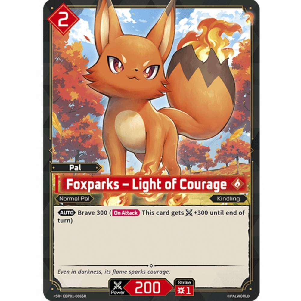 Foxparks – Light of Courage EBP01-006 SR