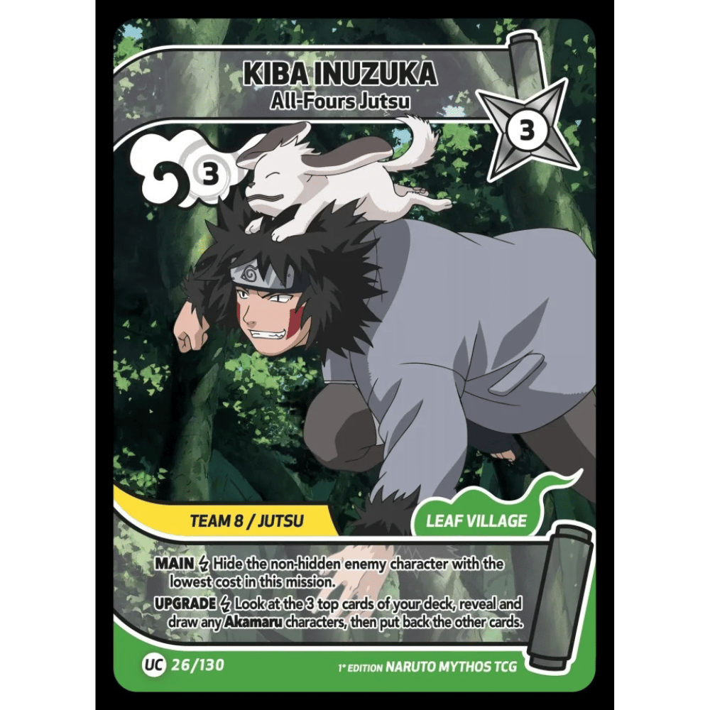 Kiba Inuzuka 26/130 UC (2nd)
